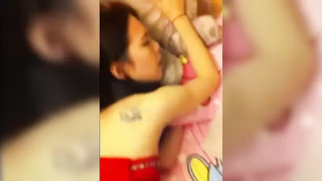 Hairy Asian Moaning on Cock